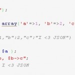 Using json_encode() and json_decode() in PHP4