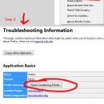 Firefox: How to find your profile directory