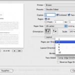 OS X Lion: Printing Multiple Pages per Sheet