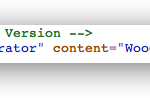 Remove WooCommerce Generator Tag