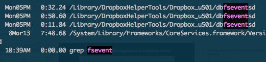 What is fseventsd?