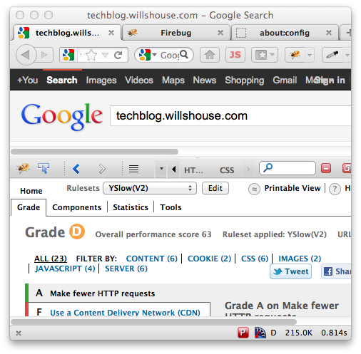 Firebug and YSlow - firefox