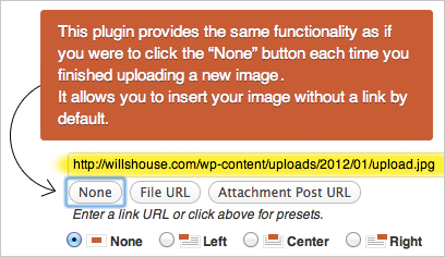Wordpress Remove Link from Image