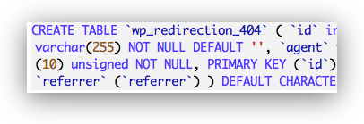 Wordpress  Create Table  Wp Redirection 404  Error