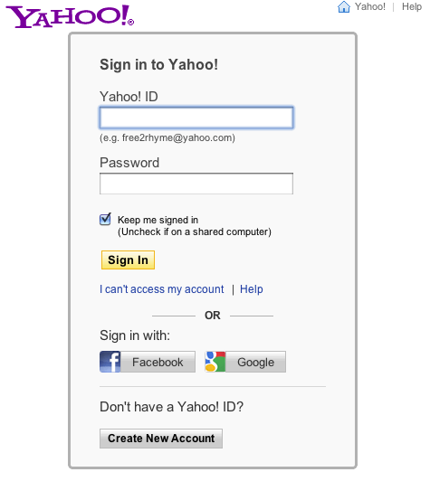Yahoo Mail In is Down