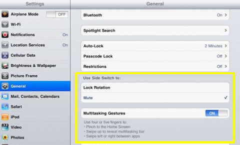 Iphone 5: Switch Lock Rotation And Mute