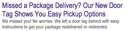 Printable FedEx Door Tag