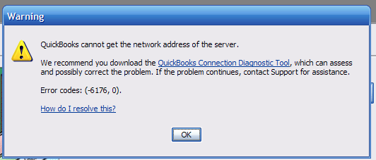 [Solved] Quickbooks cannot get the address of the server.
