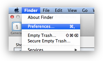 Mac: Edit Sidebar Items in Finder
