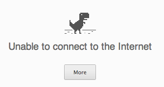 Google Chrome Dinosaur